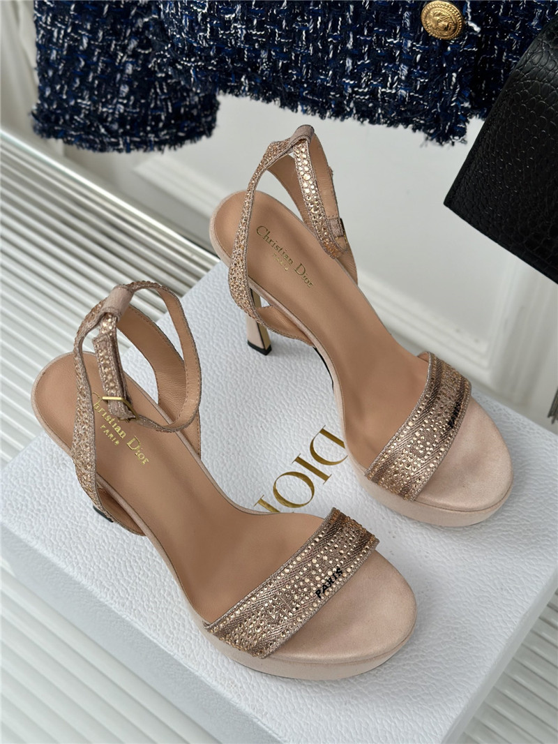 dior waterproof platform high heel sandals replica designer shoes