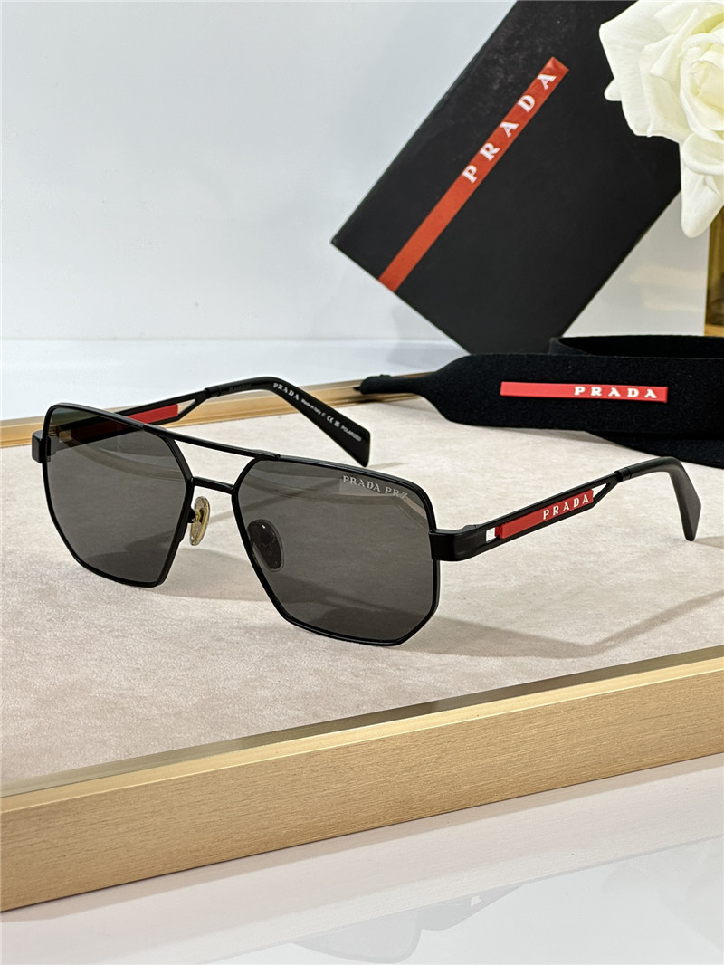 Pra*a classic red silicone logo series sunglasses