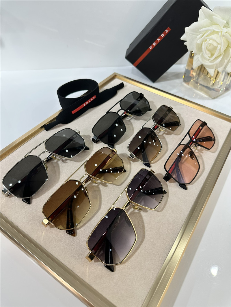 Pra*a classic red silicone logo series sunglasses