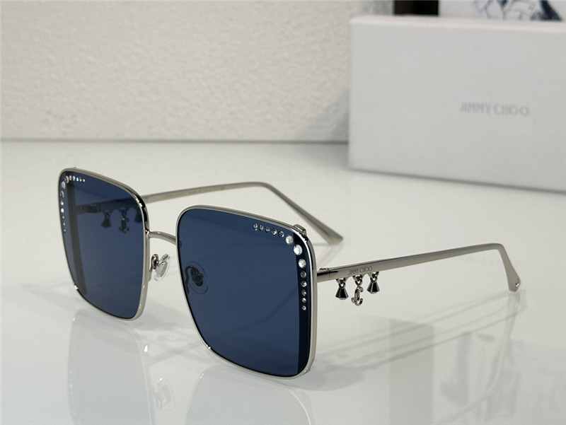 j1m*y ch00 square D1am0nd pendant sunglasses