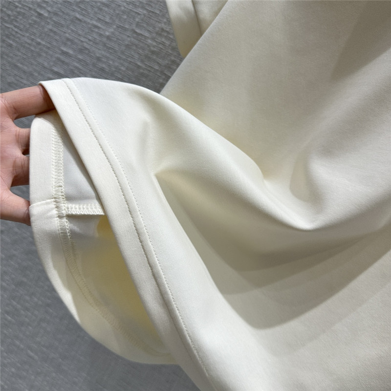 Miu Miu Off-white Short-sleeved Polo Shirt Set