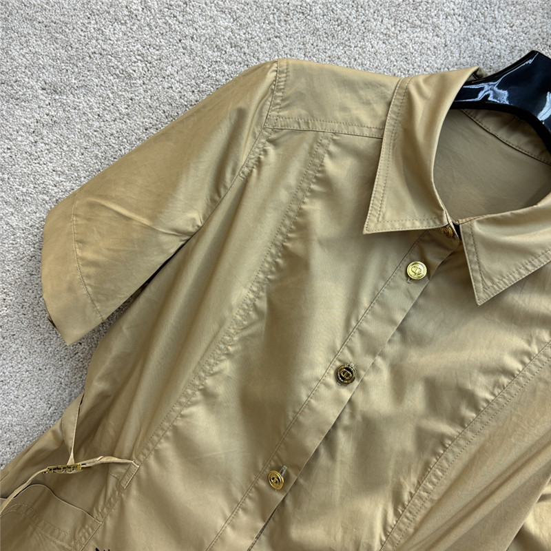 D10r short sleeve button dress replica clothes