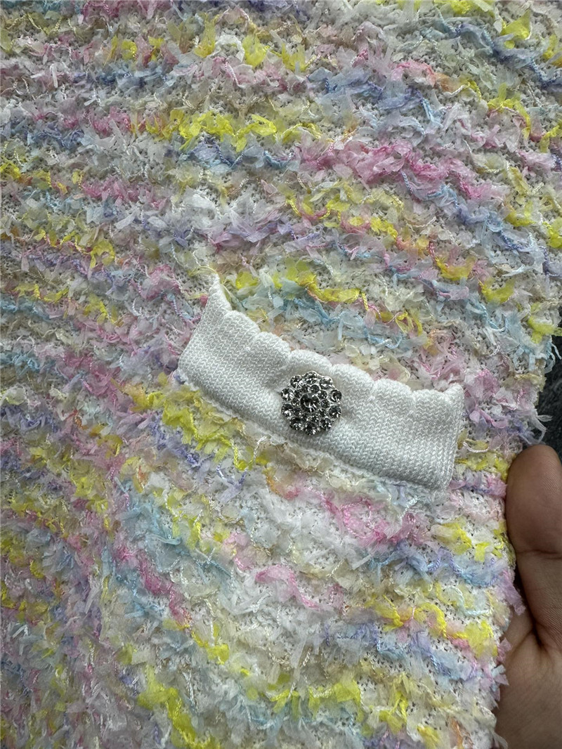 Ch**el striped knitted vest dress replica clothing sites