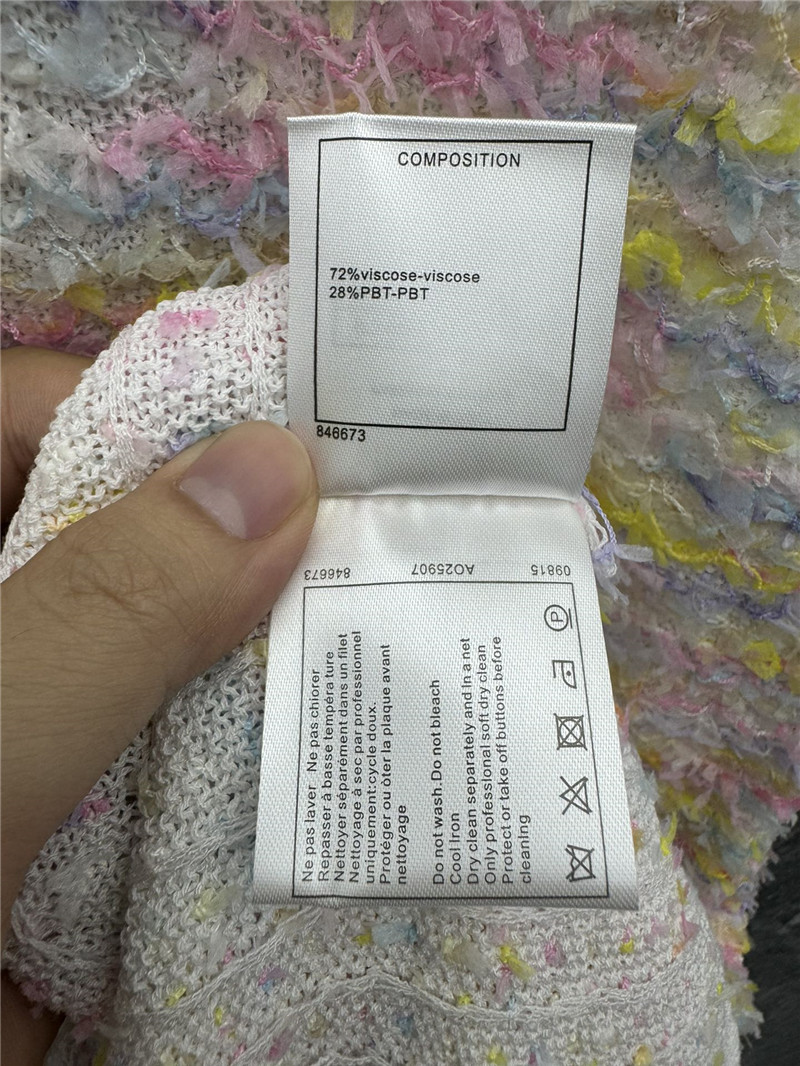 Ch**el striped knitted vest dress replica clothing sites