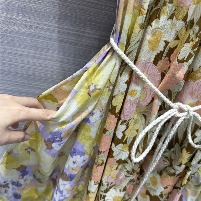 zimm palace style puff sleeve dress replica d&g clothing