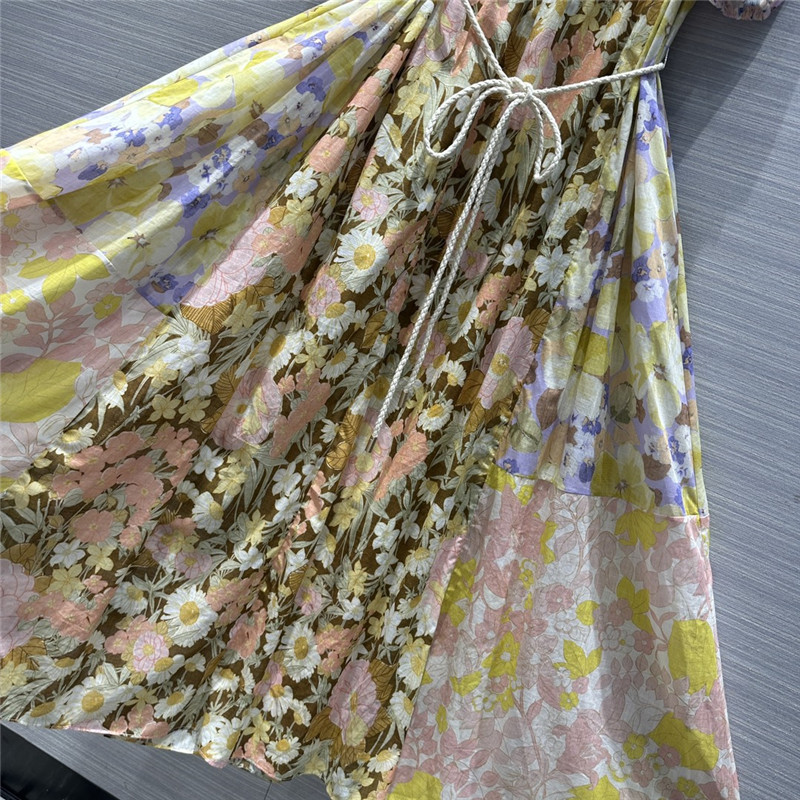 zimm palace style puff sleeve dress replica d&g clothing