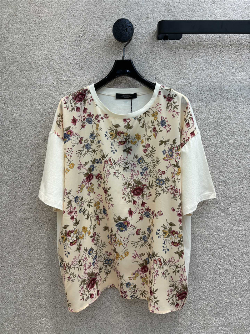 Vanitoo floral print T-shirt replica d&g clothing