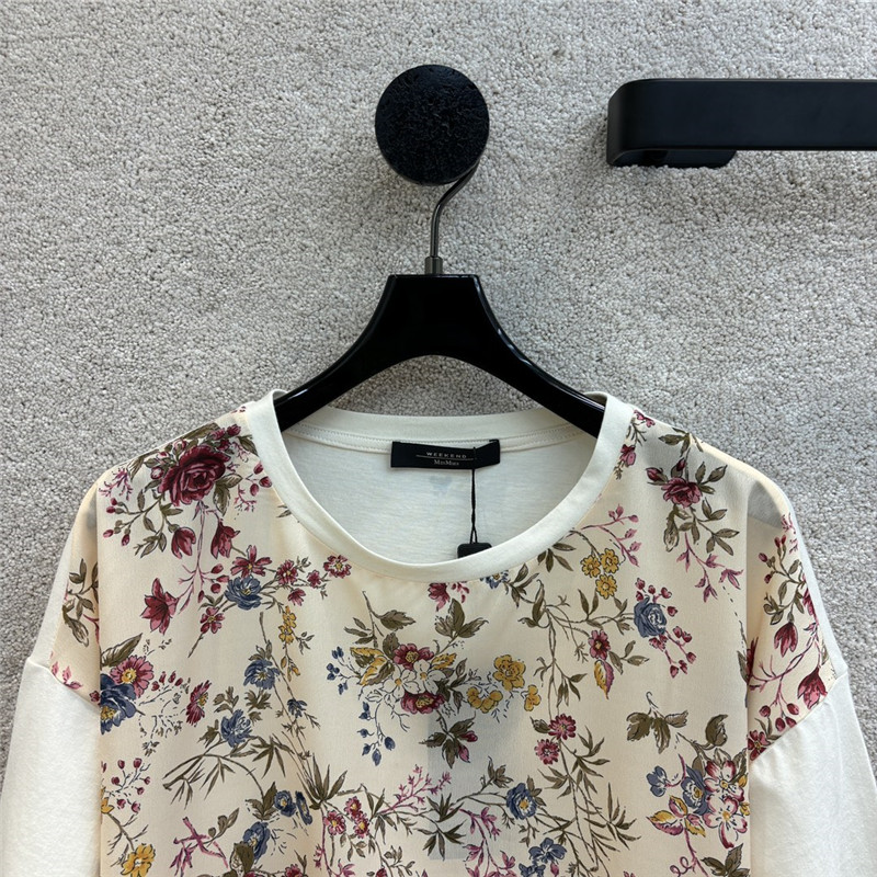 Vanitoo floral print T-shirt replica d&g clothing