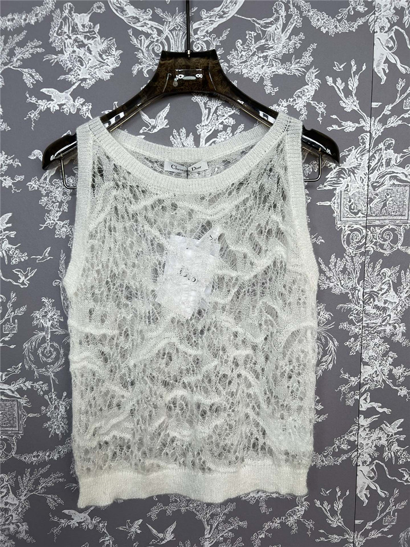 D10r lace crochet vest replica d&g clothing
