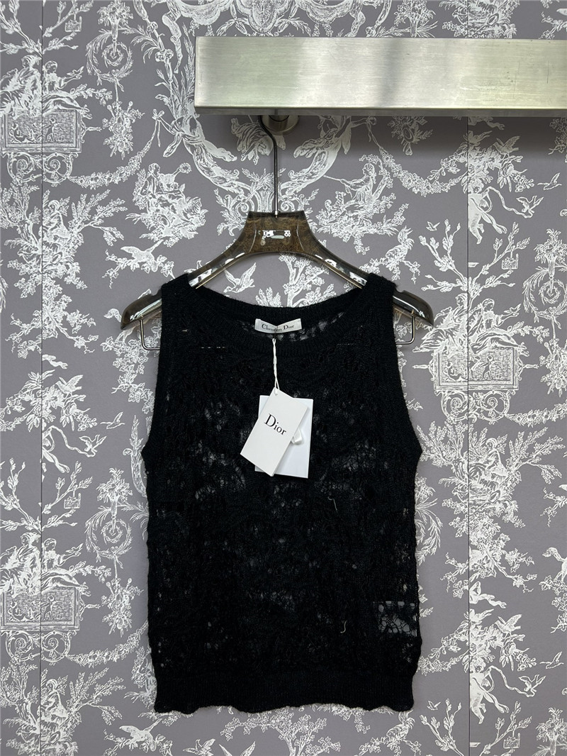D10r lace crochet vest replica d&g clothing