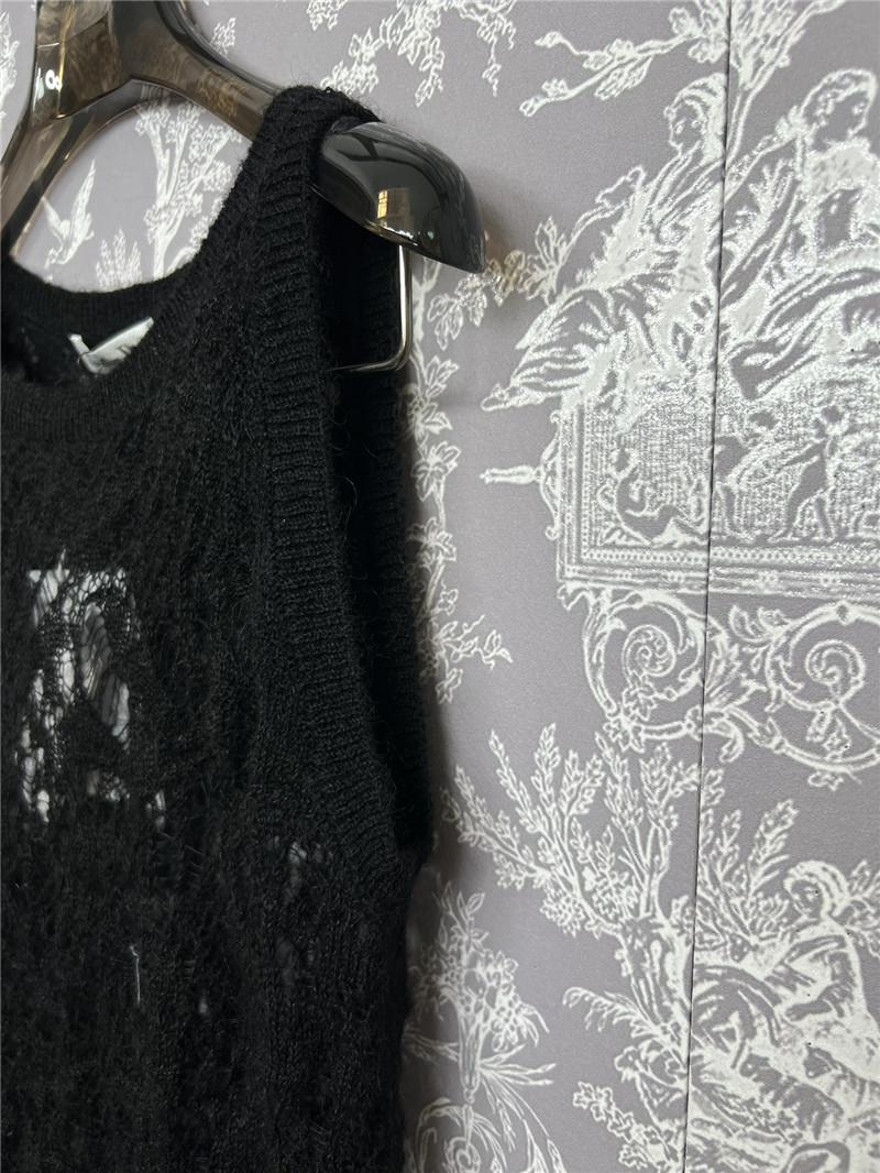 D10r lace crochet vest replica d&g clothing