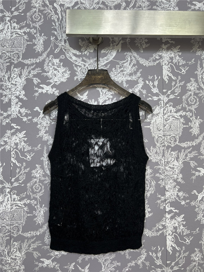 D10r lace crochet vest replica d&g clothing