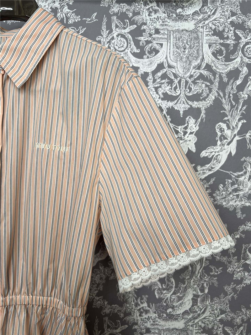 M1um1u new short-sleeved dress replicas clothes