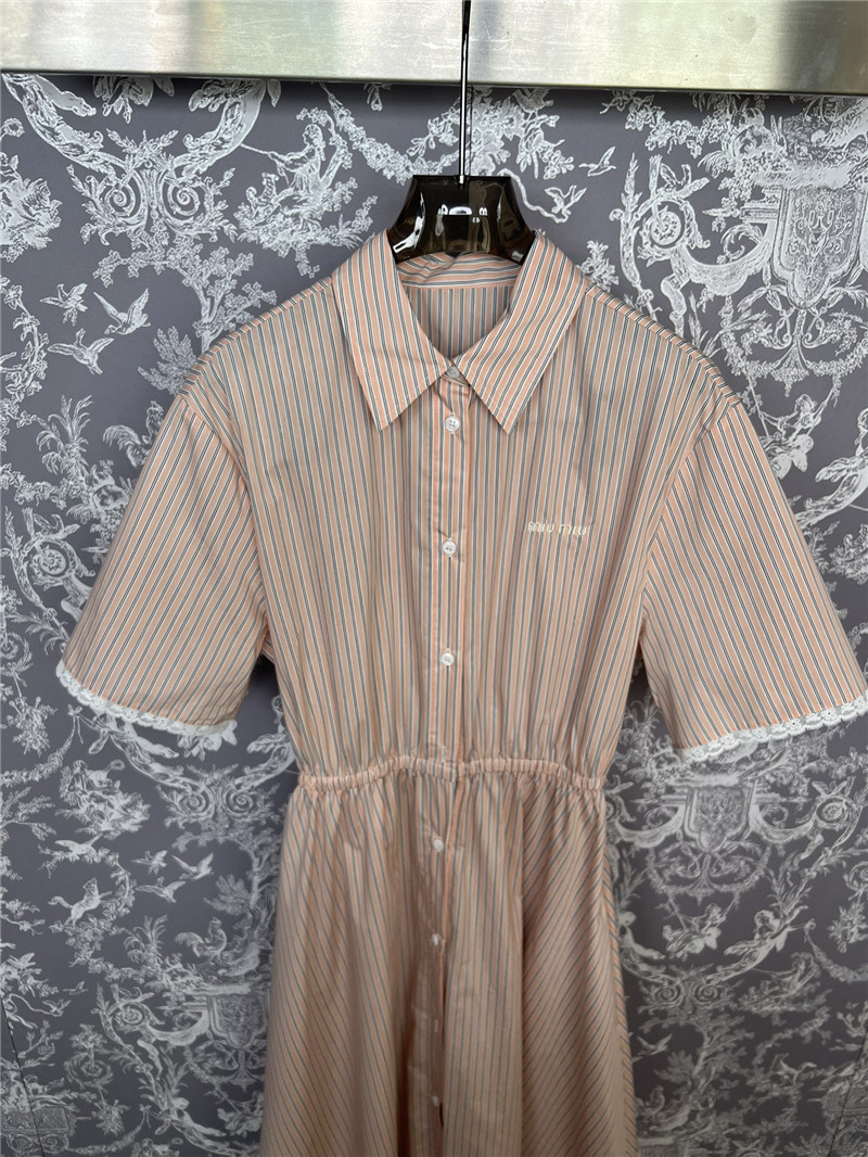 M1um1u new short-sleeved dress replicas clothes