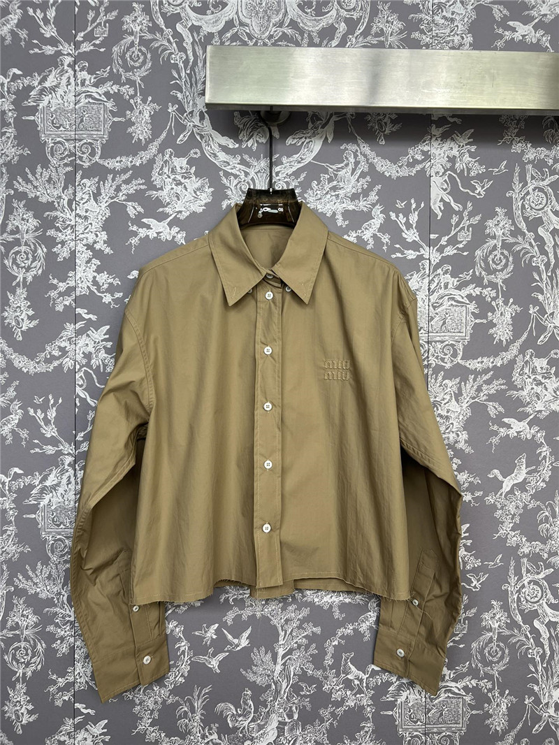M1um1u new short shirt replica d&g clothing