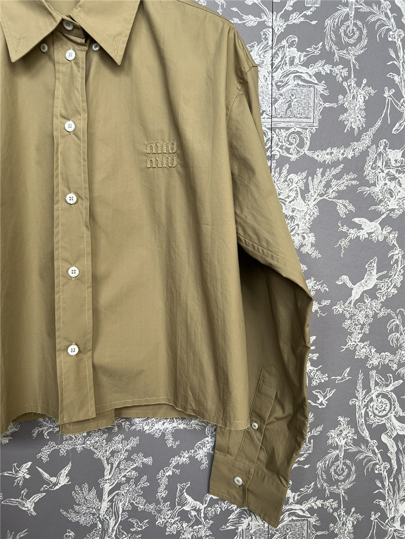 M1um1u new short shirt replica d&g clothing