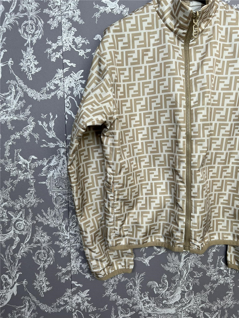F**di new zipper windbreaker replica clothes