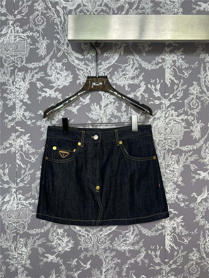 Pra*a new denim skirt replica d&g clothing