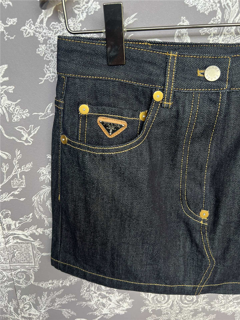 Pra*a new denim skirt replica d&g clothing