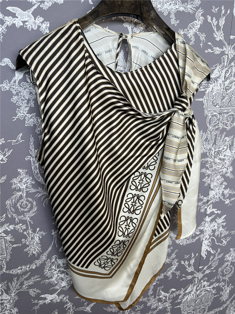 loewe new silk sleeveless top replica clothing sites