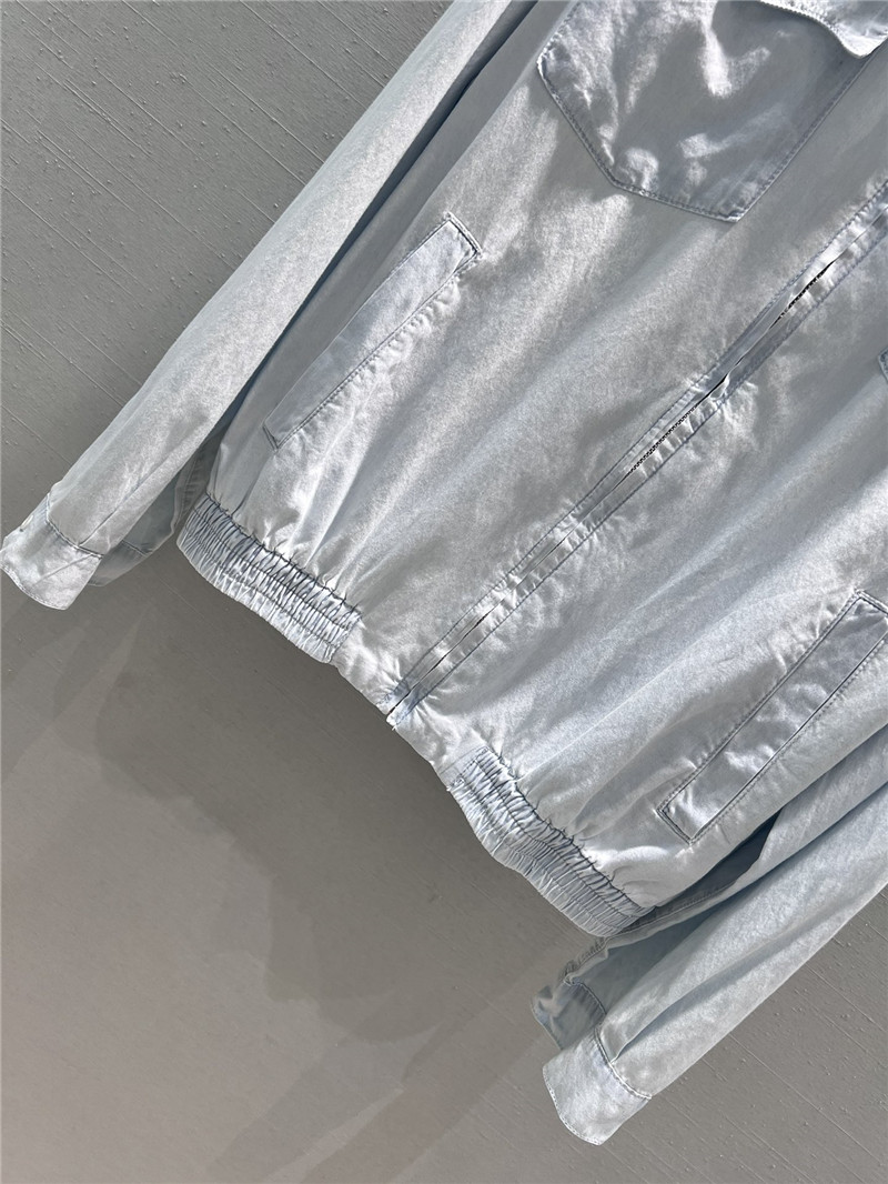 M1um1u zipper denim jacket replicas clothes