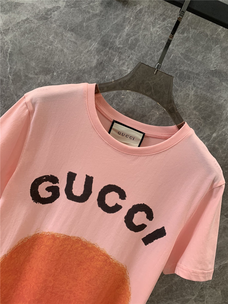 Gucci cartoon dog fun print short sleeve T-shirt replica clothing
