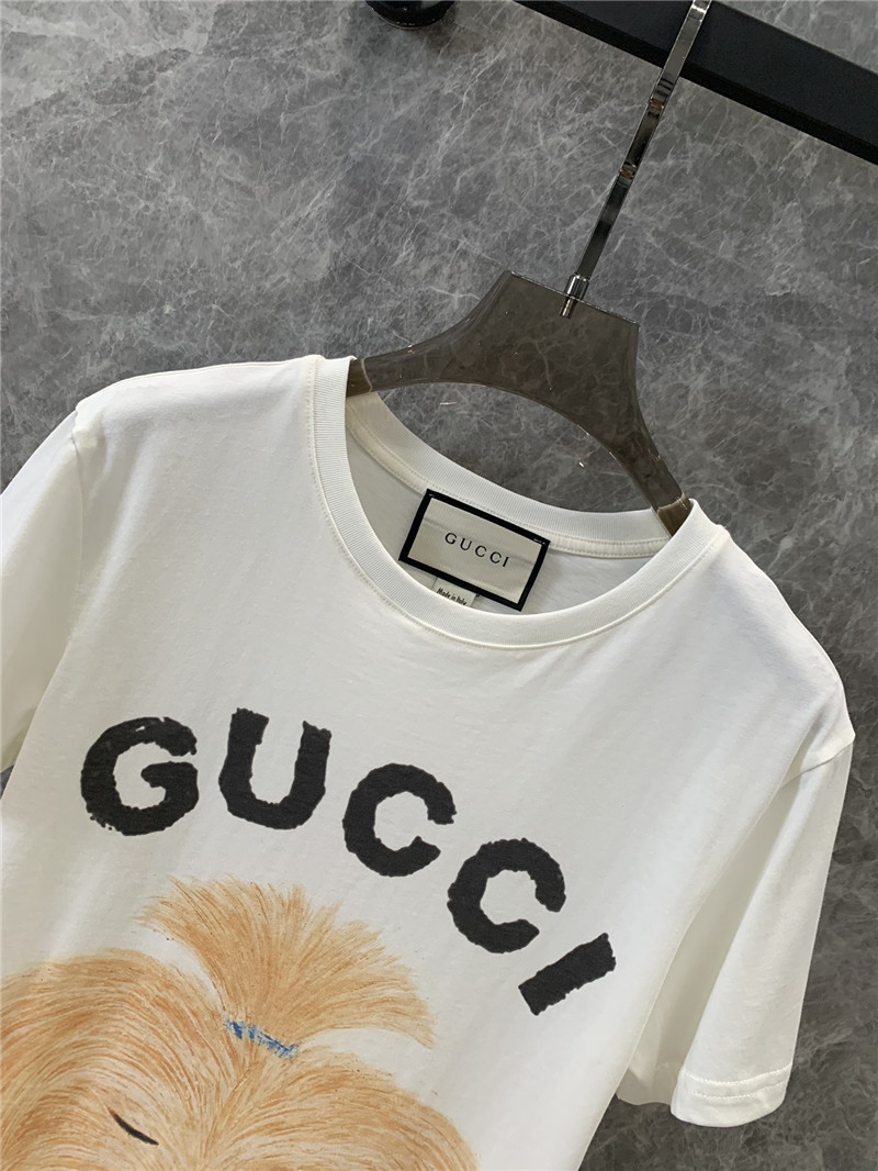 Gucci cartoon dog fun print short sleeve T-shirt replica clothing