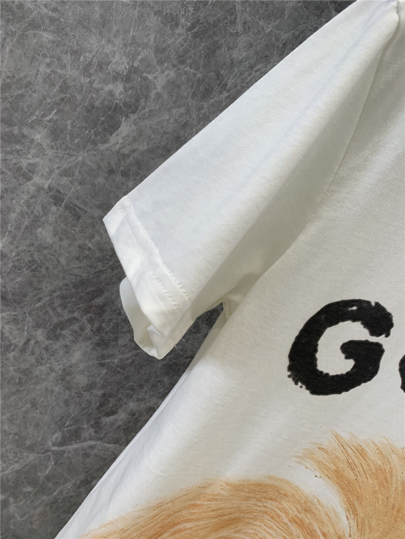 Gucci cartoon dog fun print short sleeve T-shirt replica clothing