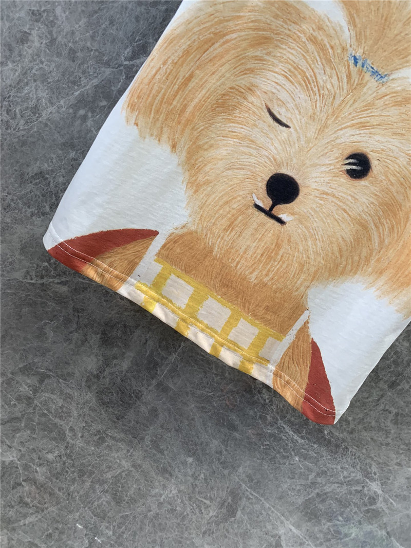 Gucci cartoon dog fun print short sleeve T-shirt replica clothing
