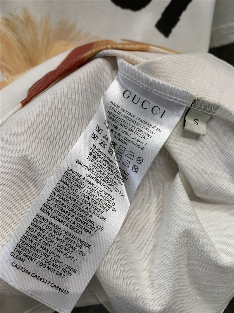 Gucci cartoon dog fun print short sleeve T-shirt replica clothing