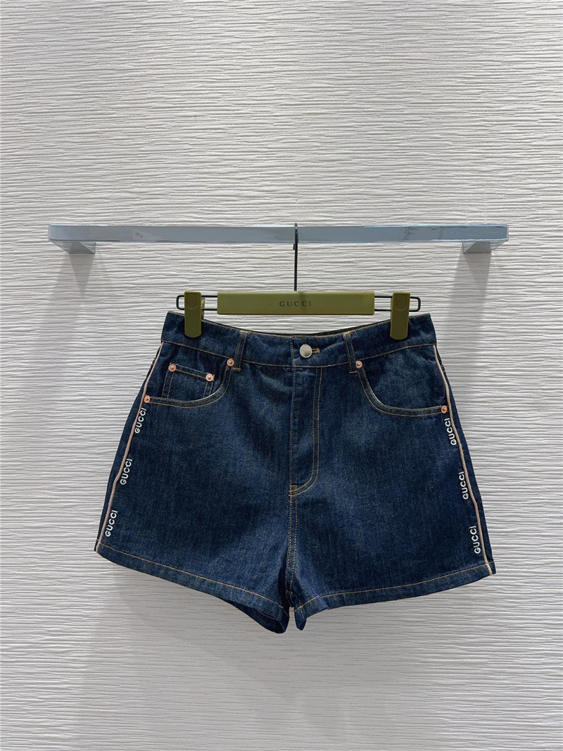Gvc*1 denim shorts cheap replica designer clothes