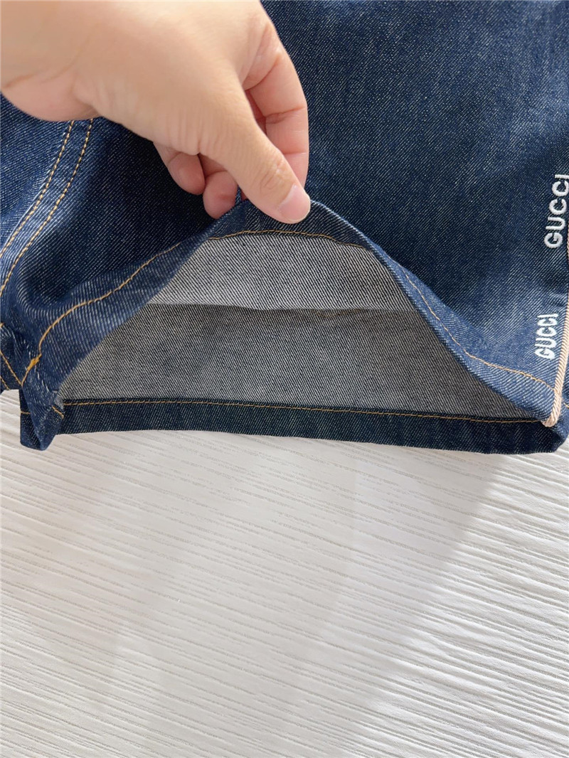 Gvc*1 denim shorts cheap replica designer clothes