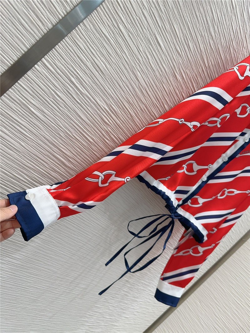 Gucci printed shirt replica designer clothes