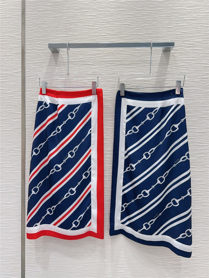 Gvc*1 printed skirt cheap replica designer clothes