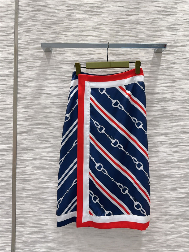 Gvc*1 printed skirt cheap replica designer clothes