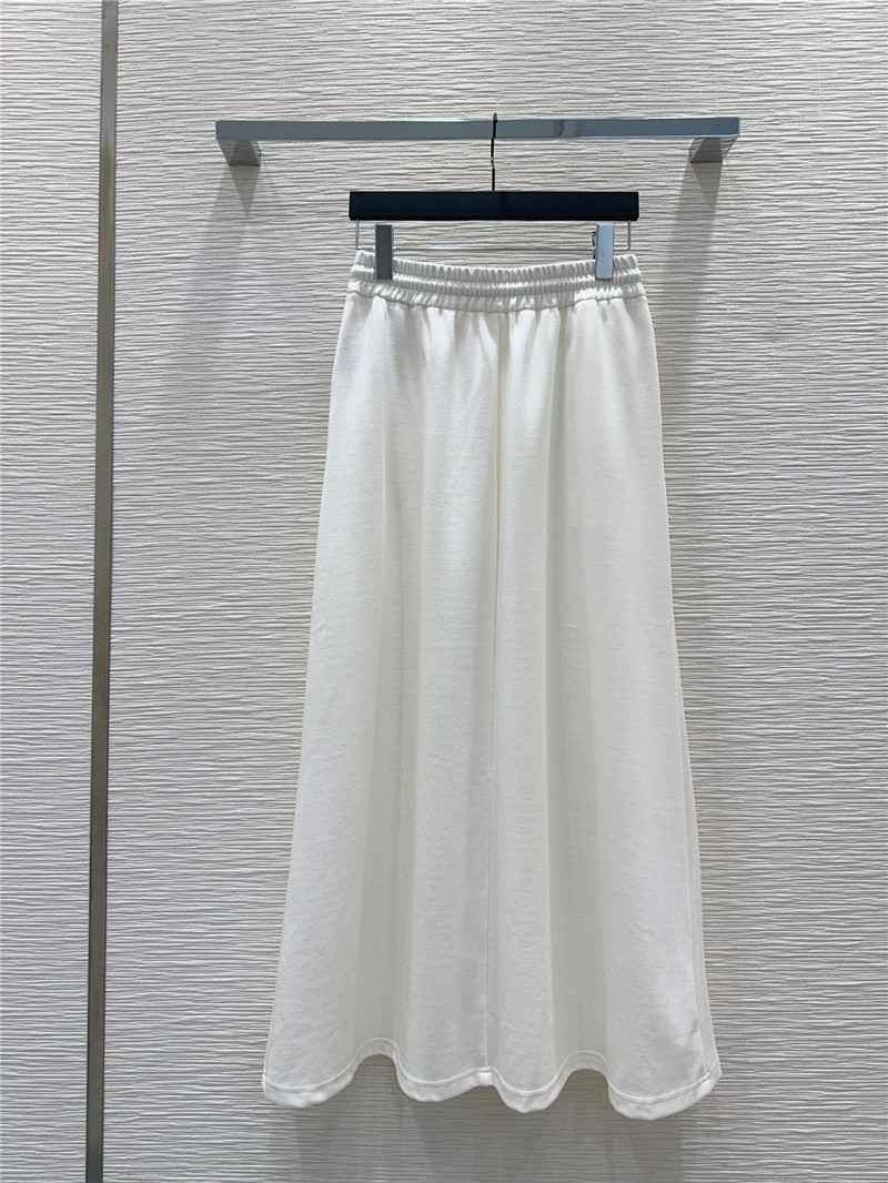 Y51 wing sleeve top + simple skirt set replica clothes