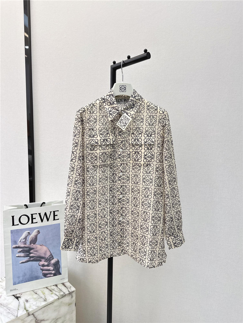 loewe loose ice silk sun protection shirt replica clothes