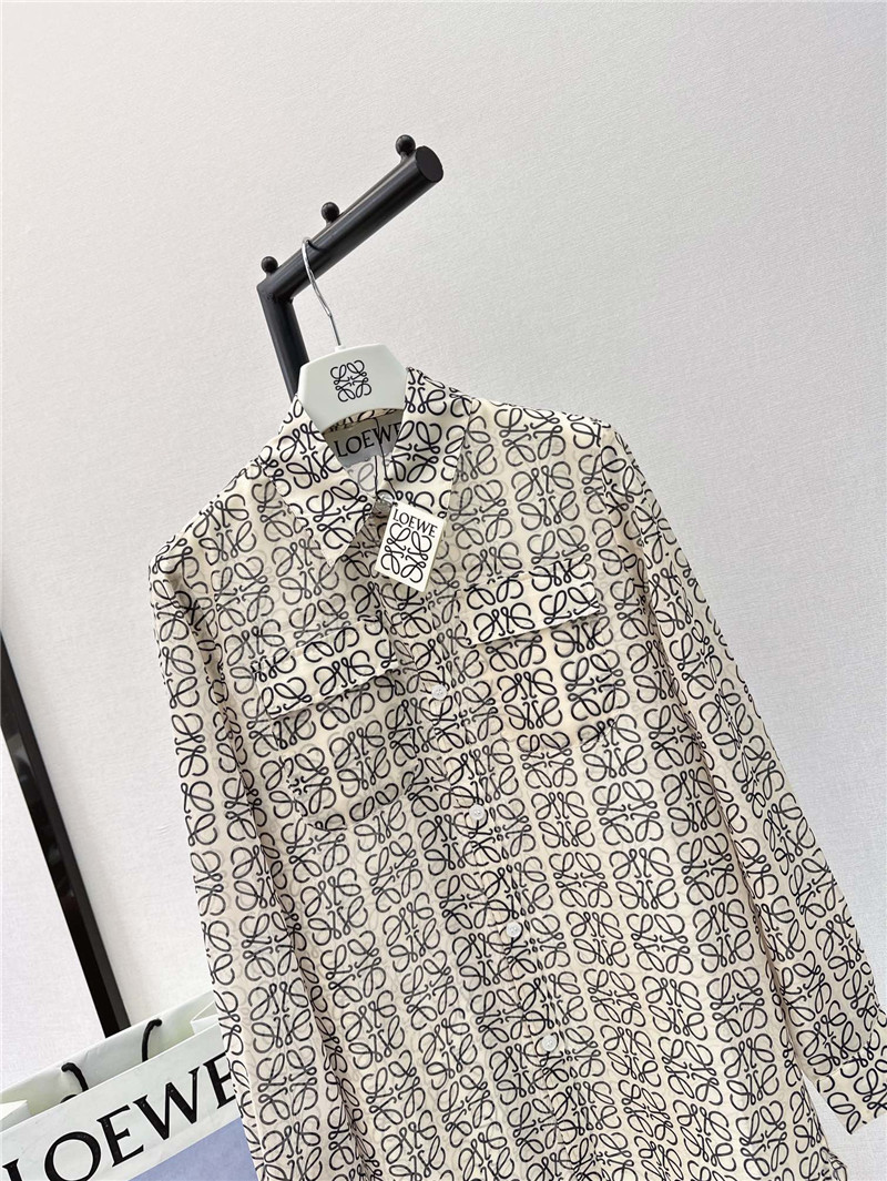 L0ew* loose ice silk sun protection shirt replica clothes