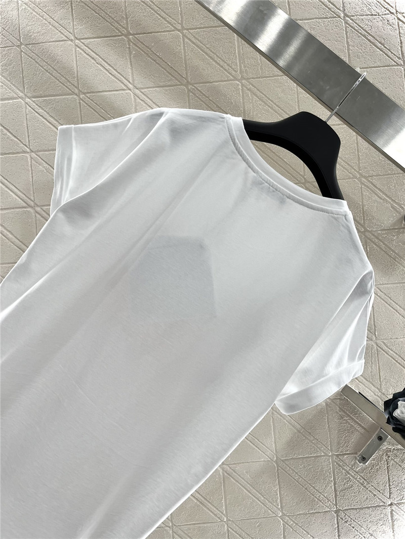 Balmain red-crowned crane print T-shirt replica designer clothes