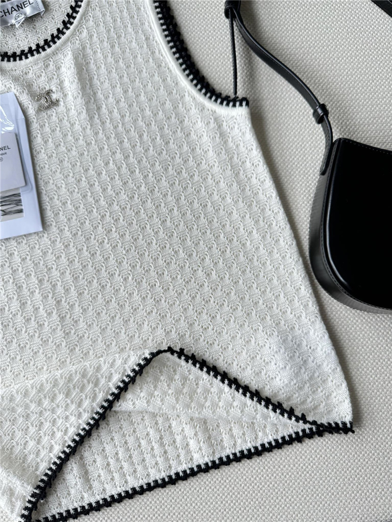 Ch**el crochet vest cheap replica designer clothes