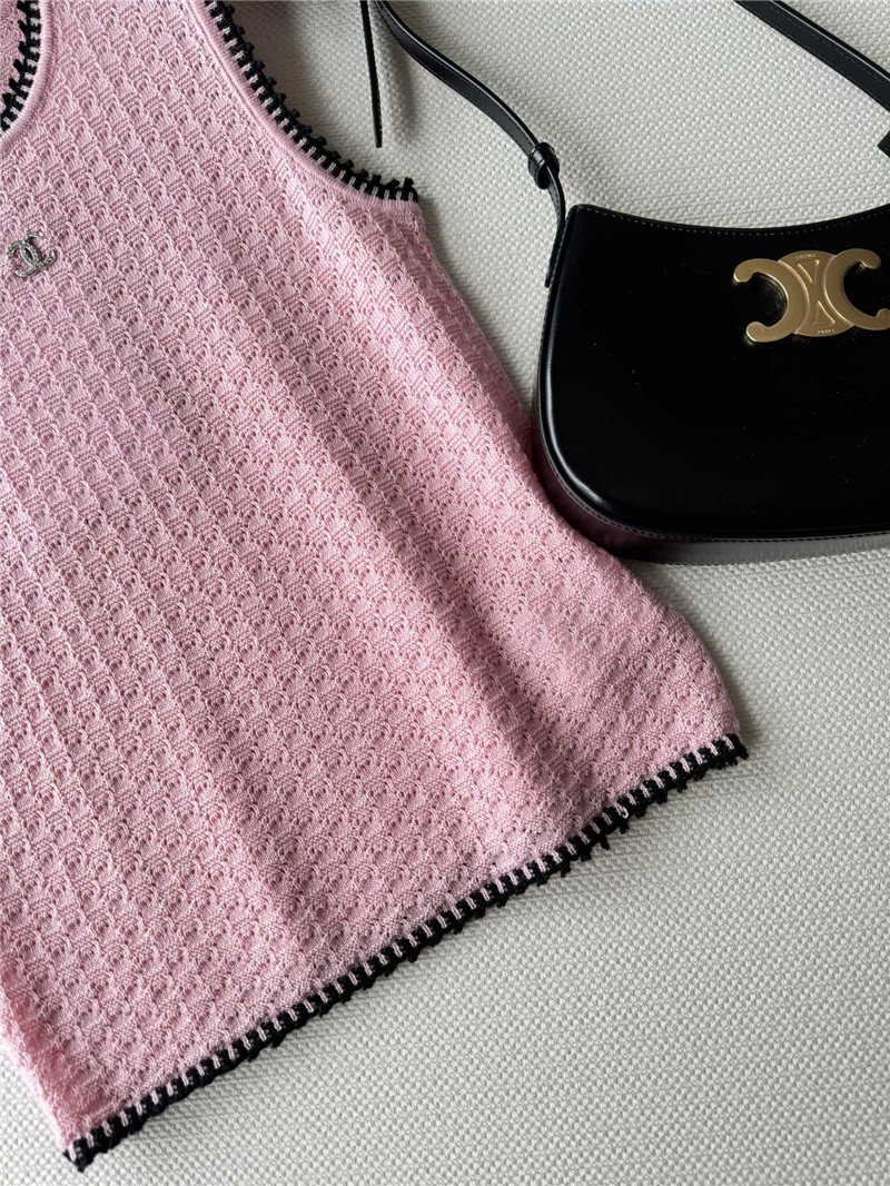 Ch**el crochet vest cheap replica designer clothes