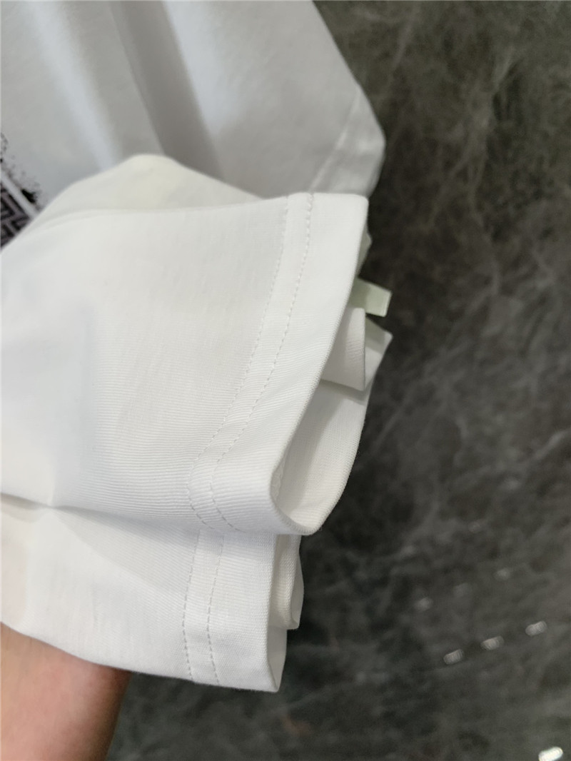 F**di ff letter print short-sleeved t-shirt replica clothes