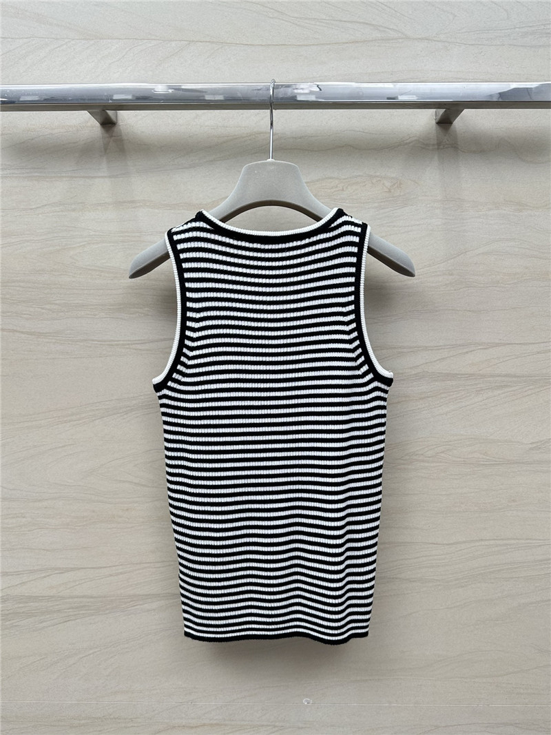 Pra*a dopamine color striped vest replica d&g clothing