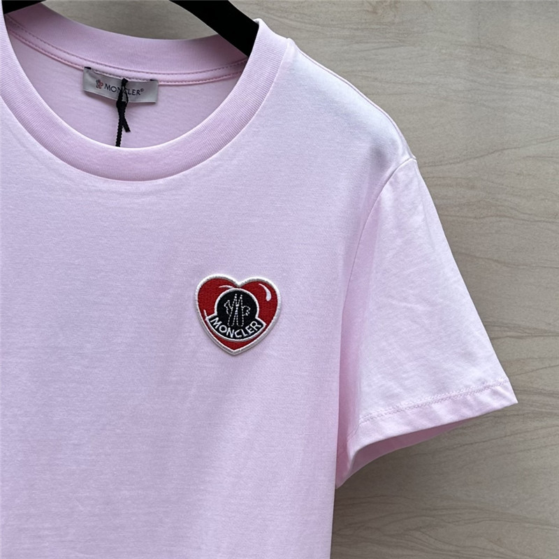 Moncler embroidered letter logo short sleeve T-shirt replica clothes