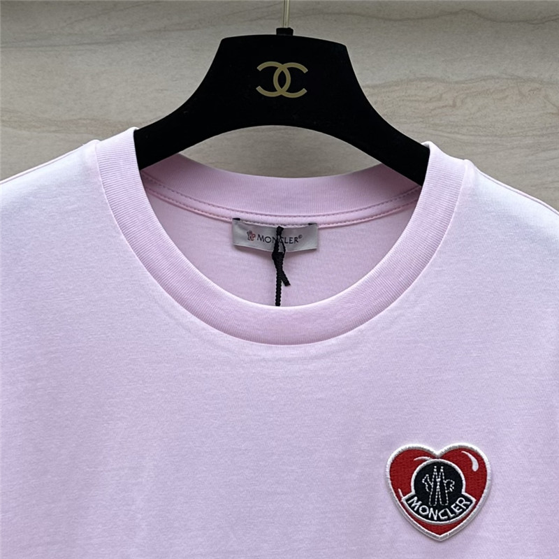 Moncler embroidered letter logo short sleeve T-shirt replica clothes