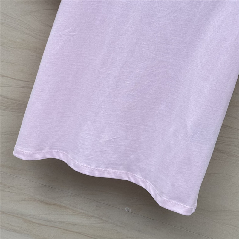 Moncler embroidered letter logo short sleeve T-shirt replica clothes