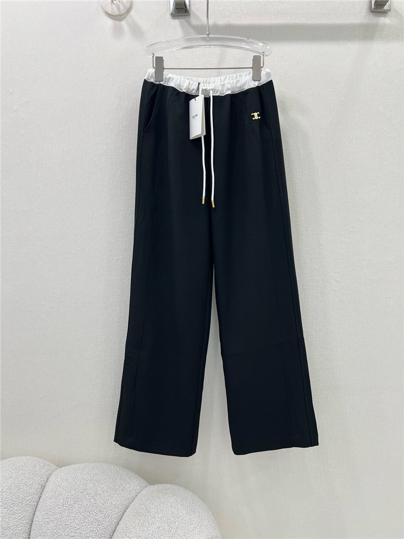 Ce1i*e wide-leg casual pants replica clothing sites