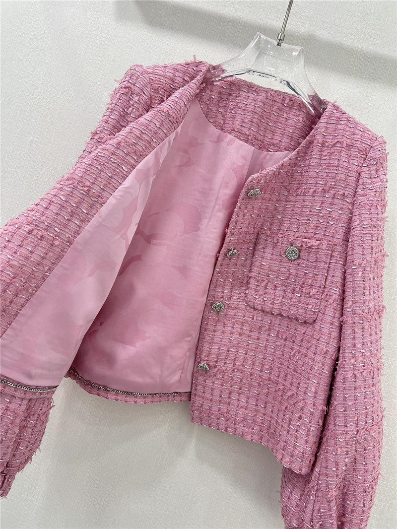 Ch**el new puff sleeve jacket cheap replica designer clothes