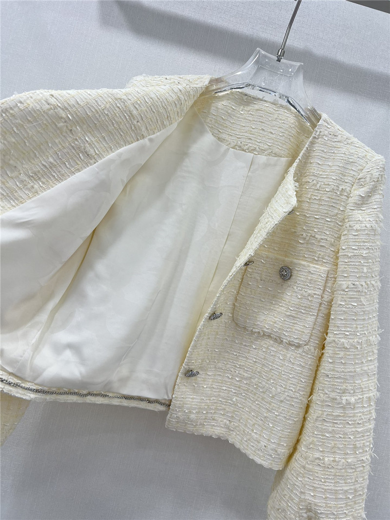 Ch**el new puff sleeve jacket cheap replica designer clothes