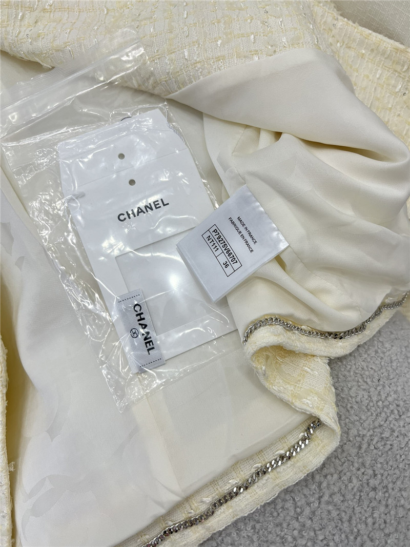 Ch**el new puff sleeve jacket cheap replica designer clothes